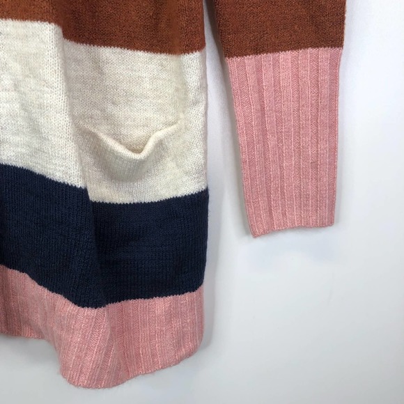 Caslon striped long cardigan sweater - medium - Picture 6 of 11
